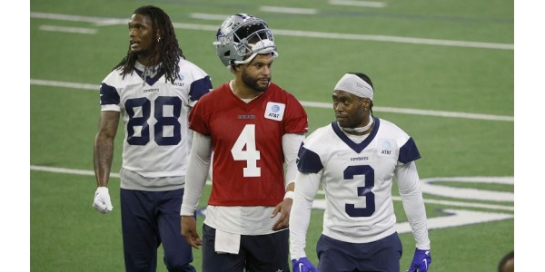 Quarterbacken Dak Prescott tillbringade sju år med Dallas Cowboys Quarterbacken Dak Prescott tillbringade sju år med Dallas Cowboys